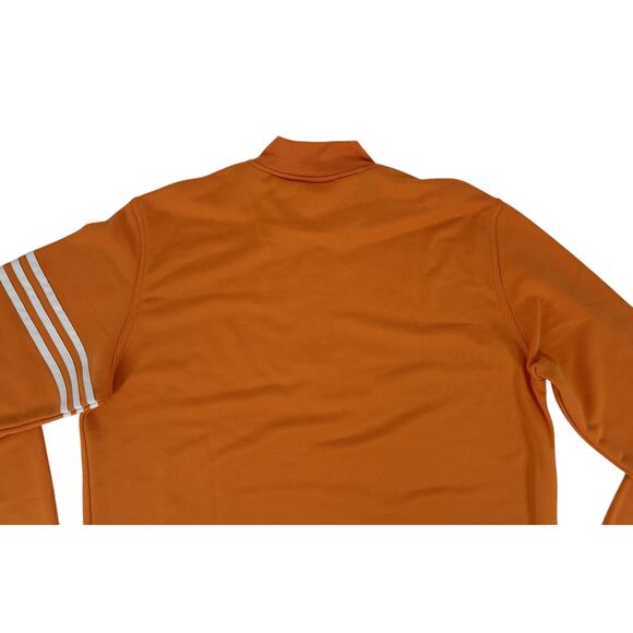 Adidas Climalite Men's Quarter Zip Pullover Orange Size XL Golf Sweatshirt EUC - Picture 9 of 10